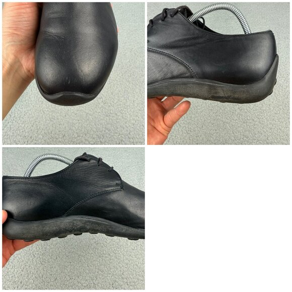 Collection Privee Womens 8.5 EU 38.5 Shoes Black Leather Casual Italy Vintage 1 - Picture 11 of 11